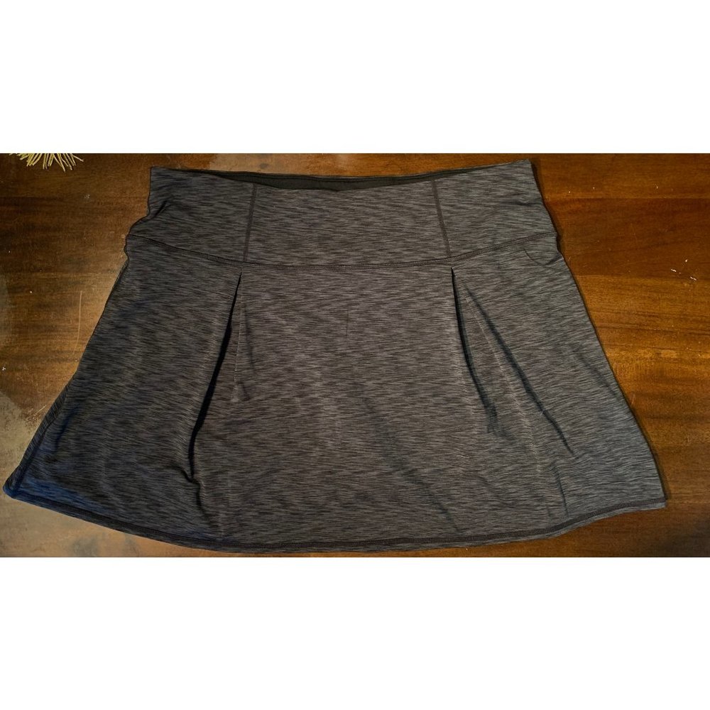 Gray Heather Running Skort - XL